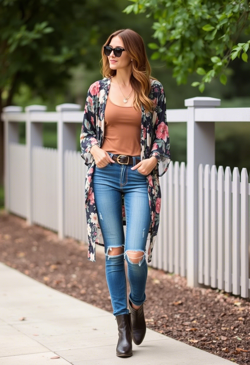 Discover the magic of boho fashion with 12 captivating outfits that blend different patterns and textures. These styles capture the essence of the bohemian vibe, offering versatile options for any occasion.