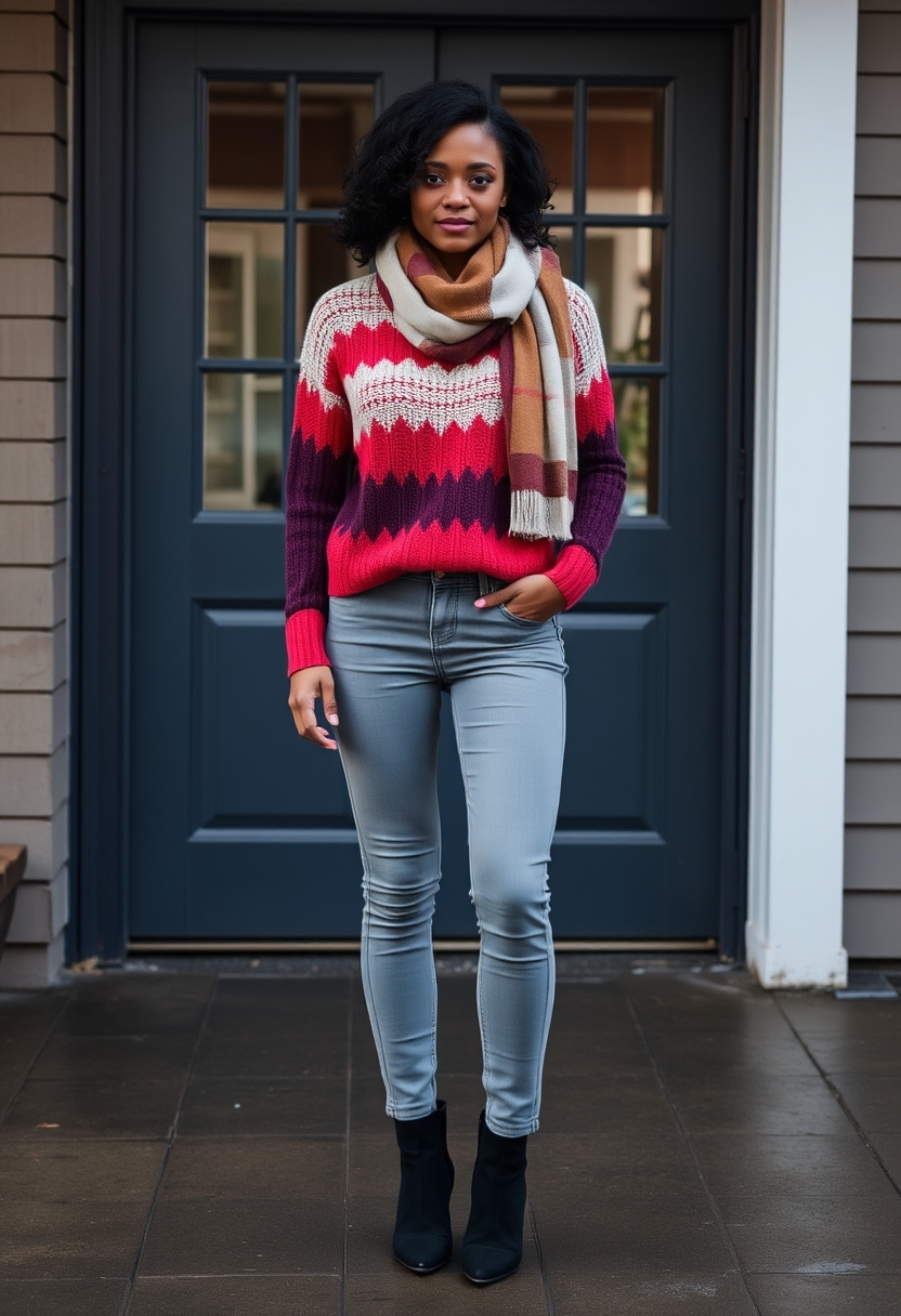 Turn to these 20 combinations of grey jeans to inject a unique blend of elegance and ease into your everyday look.