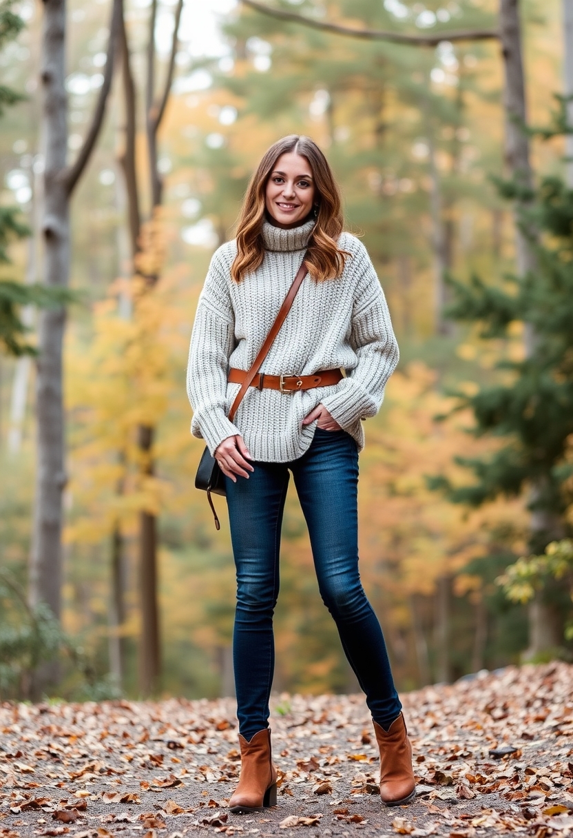 Discover how 18 cozy sweater combinations can transform your look and keep you warm as the temperatures drop