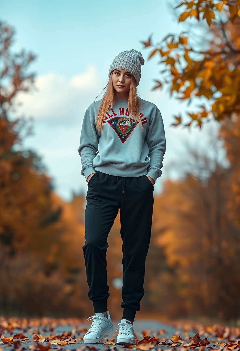Find your perfect blend of cozy and cool with 15+ edgy outfits, like graphic sweatshirts paired with joggers for laid-back vibes