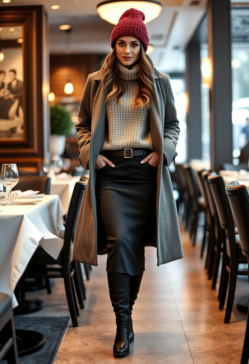 Get ready to impress on your next outing with 20+ stylish winter outfit ideas that blend comfort and elegance for those chilly evenings