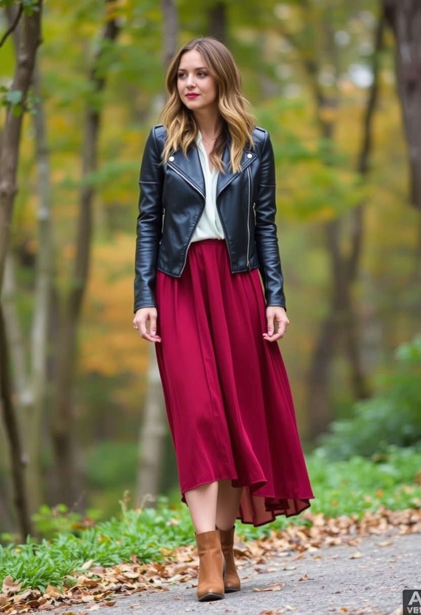 Learn to layer like a pro with 18 outfit ideas that beautifully combine textures and colors for the ultimate fall aesthetic
